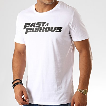 Fast & Furious - Tee Shirt Fast And Furious Blanc