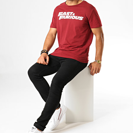 Fast & Furious - Tee Shirt Fast And Furious Bordeaux