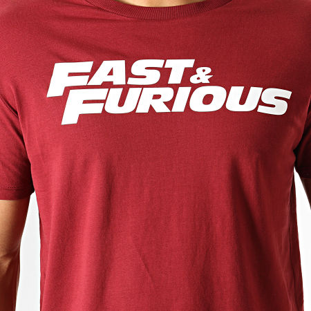 Fast & Furious - Tee Shirt Fast And Furious Bordeaux