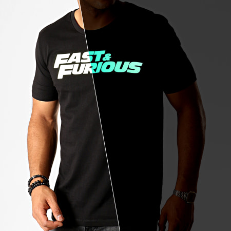 Fast And Furious - Tee Shirt Fast And Furious Glow In The Dark Noir