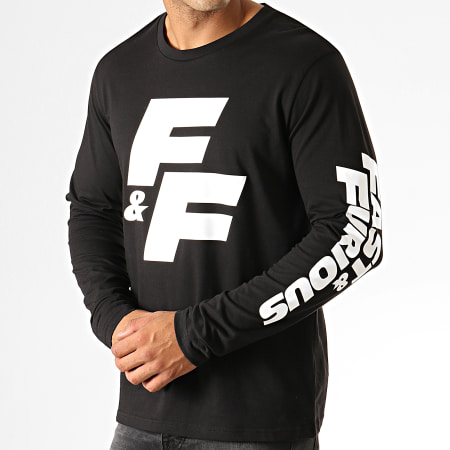 Fast & Furious - Tee Shirt Manches Longues FF Noir