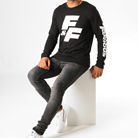 Fast & Furious - Tee Shirt Manches Longues FF Noir