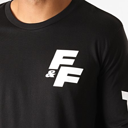 Fast & Furious - Tee Shirt Manches Longues FF Coeur Noir