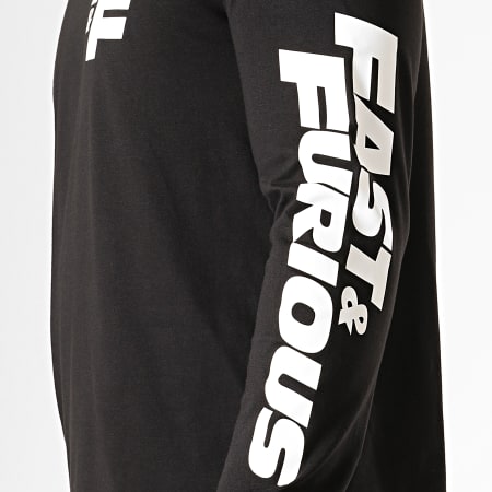 Fast & Furious - Tee Shirt Manches Longues FF Coeur Noir