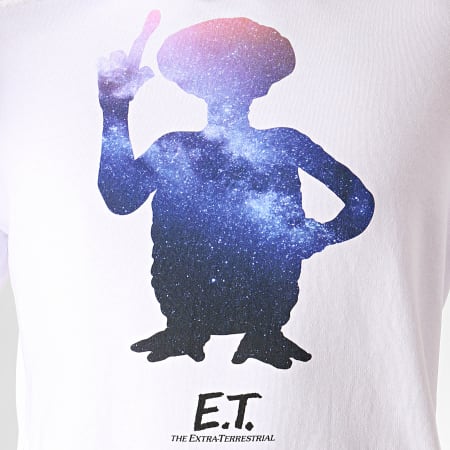 E.T. L'Extraterrestre - Sweat Capuche Stars Blanc