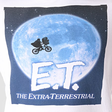 E.T. L'Extraterrestre - Sweat Capuche Moon Blanc
