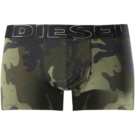 Diesel - Lot De 3 Boxers Instant Looks Noir Vert Kaki Camouflage