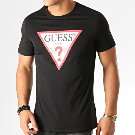 Guess - Tee Shirt Slim M94I42-I3Z00 Noir