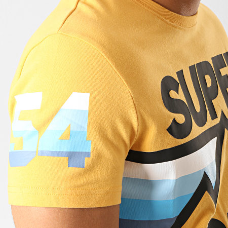 Superdry - Tee Shirt Downhill Racer M1000007B Jaune