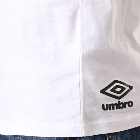 Umbro - Tee Shirt 729500-60 Blanc Gris Chiné Noir