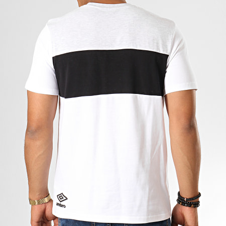 Umbro - Tee Shirt 729500-60 Blanc Gris Chiné Noir