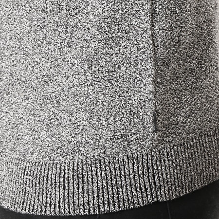 Jack And Jones - Pull Structure Gris Chiné