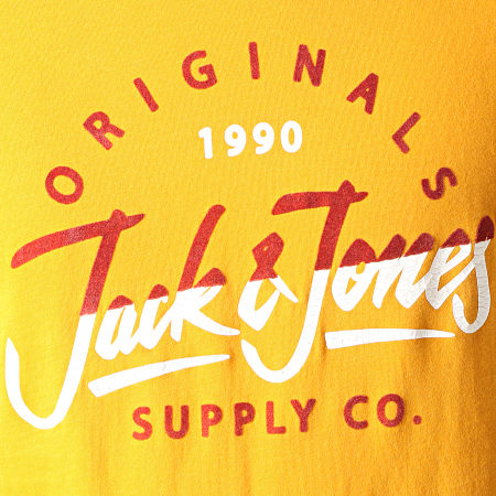 Jack And Jones - Tee Shirt Mirror Jaune Or