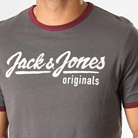 Jack And Jones - Tee Shirt Slim Legend Gris Anthracite