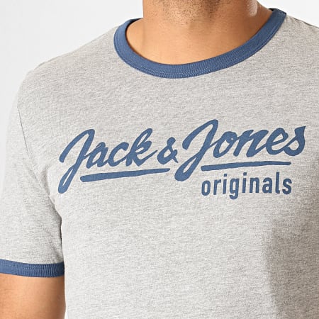 Jack And Jones - Tee Shirt Slim Legend Gris Chiné