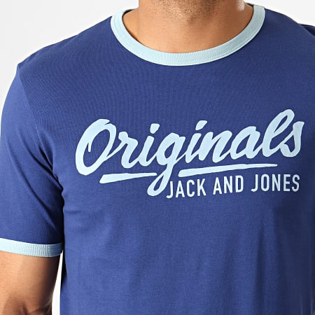 Jack And Jones - Tee Shirt Slim Legend Bleu Roi