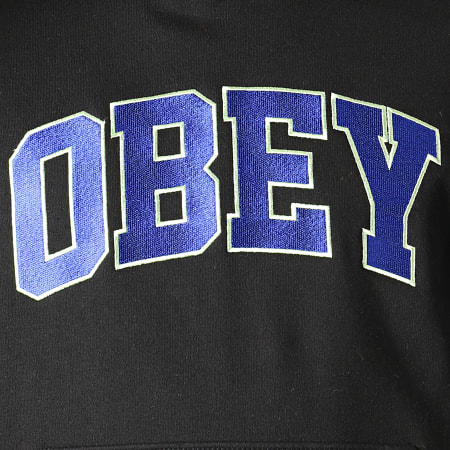 Obey - Sweat Capuche Sports Noir