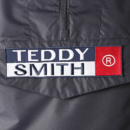 Teddy Smith - Coupe-Vent Outdoor Bansky Bleu Marine Foncé