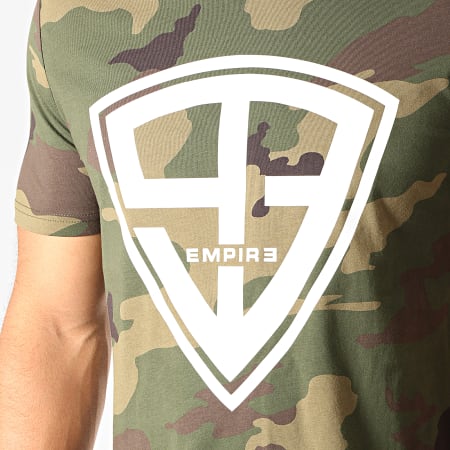 93 Empire - Tee Shirt 93 Empire Camouflage Vert Kaki