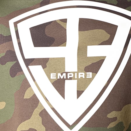 93 Empire - Sweat Capuche 93 Empire Camouflage Vert Kaki