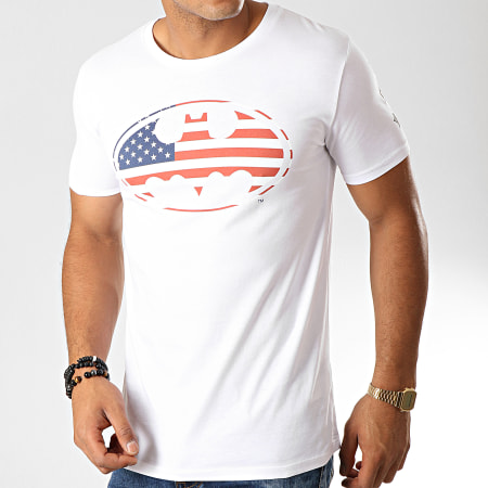 DC Comics - Tee Shirt USA Blanc
