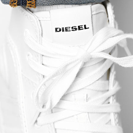 Diesel - Baskets Montantes S-Astico Mid Lace Y01874-PR013 Star White