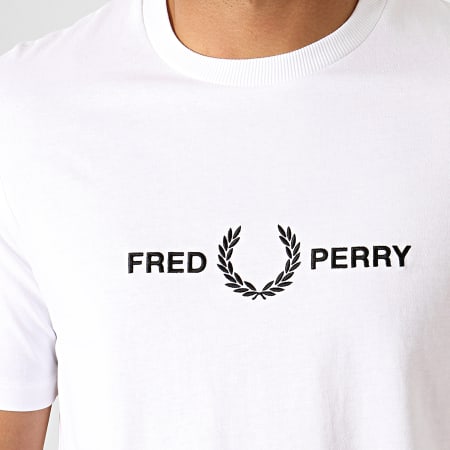 Fred Perry - Tee Shirt Graphic M7514 Blanc