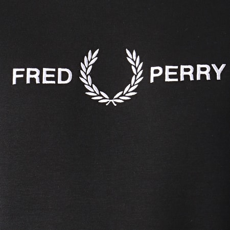 Fred Perry - Sweat Crewneck Graphic M7521 Noir