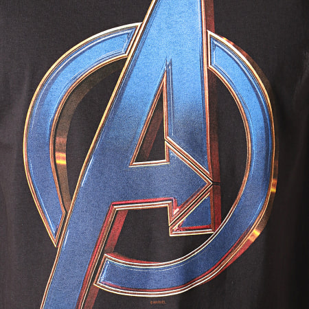 Avengers - Tee Shirt Heroic Logo TS018AVEG Noir