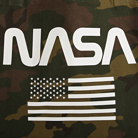 NASA - Sac Tote Bag Flag Camouflage Vert Kaki