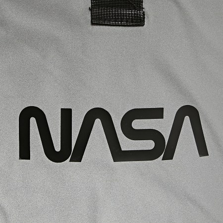 NASA - Zaino Worm Logo Grigio Riflettente