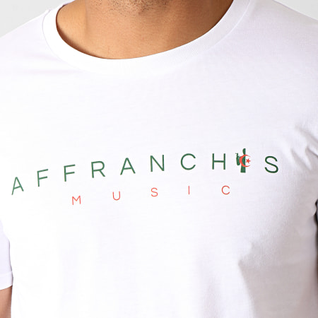 Affranchis Music - Tee Shirt Algérie Blanc