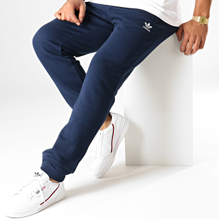 Adidas Originals - Pantalon Jogging Trefoil ED5951 Bleu Marine Blanc