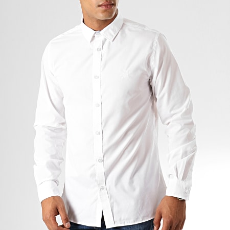 American People - Chemise Manches Longues Page Blanc