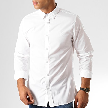American People - Chemise Manches Longues Page Blanc