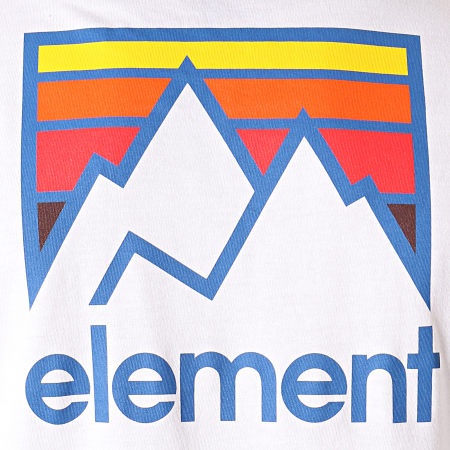 Element - Tee Shirt Joint Blanc Bleu