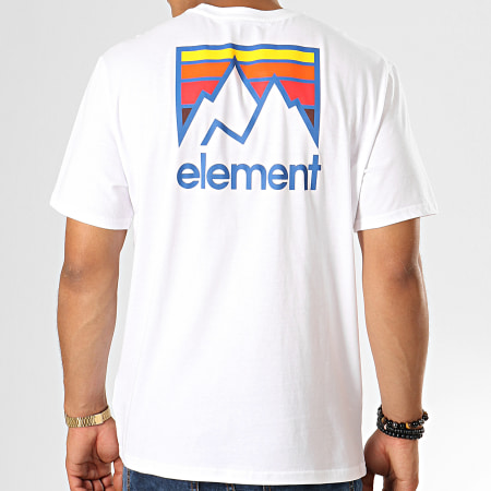 Element - Tee Shirt Joint Blanc Bleu