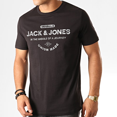 Jack And Jones - Tee Shirt Custom Noir