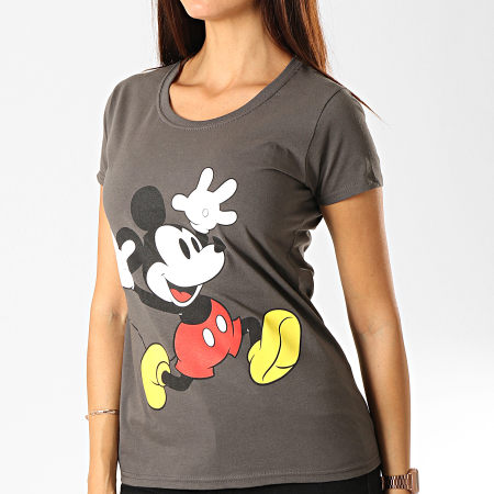 Mickey - Tee Shirt Femme Exciting Face Gris
