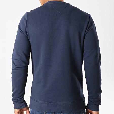 Tommy Jeans - Sudadera de rayas con cuello redondo 0705 Azul marino
