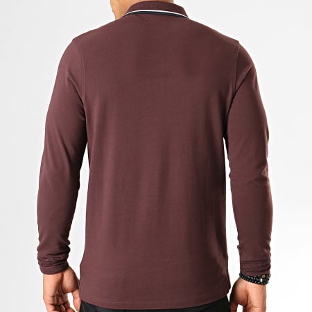 Jack And Jones - Polo Manches Longues Paulos Play Blu Bordeaux