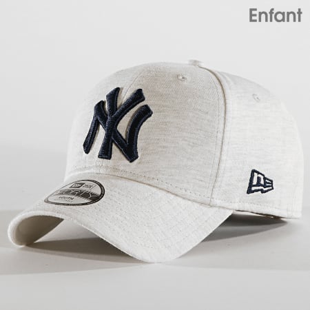New Era - Casquette Enfant 9Forty Jersey Essential 12061721 New York Yankees Gris Chiné
