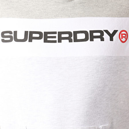Superdry - Sweat Capuche Trophy M2000055A Gris Chiné