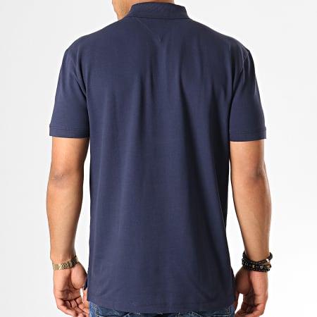 Tommy Jeans - Polo Manches Courtes Classics Solid 7196 Bleu Marine