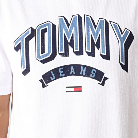 Tommy Hilfiger - Tee Shirt Essential 3D Logo 7014 Blanc