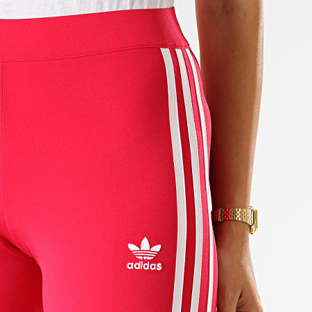 Adidas Originals - Legging Femme A Bandes ED4757 Rose Fushia Blanc