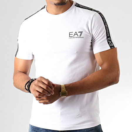 EA7 Emporio Armani - Tee Shirt A Bandes 6GPT13-PJ20Z Blanc