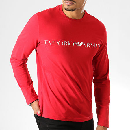Emporio Armani - Tee Shirt Manches Longues 111653-9A516 Rouge