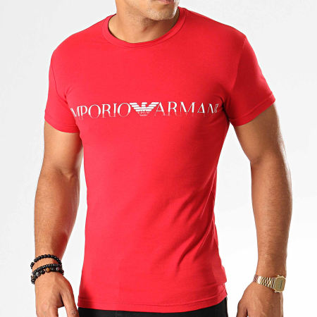 Emporio Armani - Tee Shirt 111035-9A516 Rouge Blanc