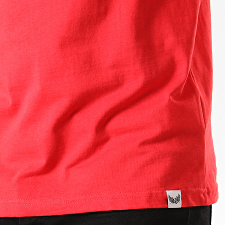 Kaporal - Tee Shirt Olrik Rouge Blanc Bleu